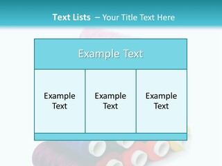 Multiple Row Spectrum PowerPoint Template