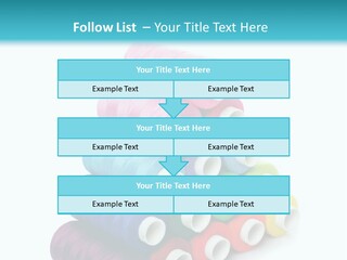 Multiple Row Spectrum PowerPoint Template