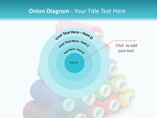 Multiple Row Spectrum PowerPoint Template