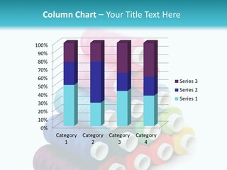 Multiple Row Spectrum PowerPoint Template