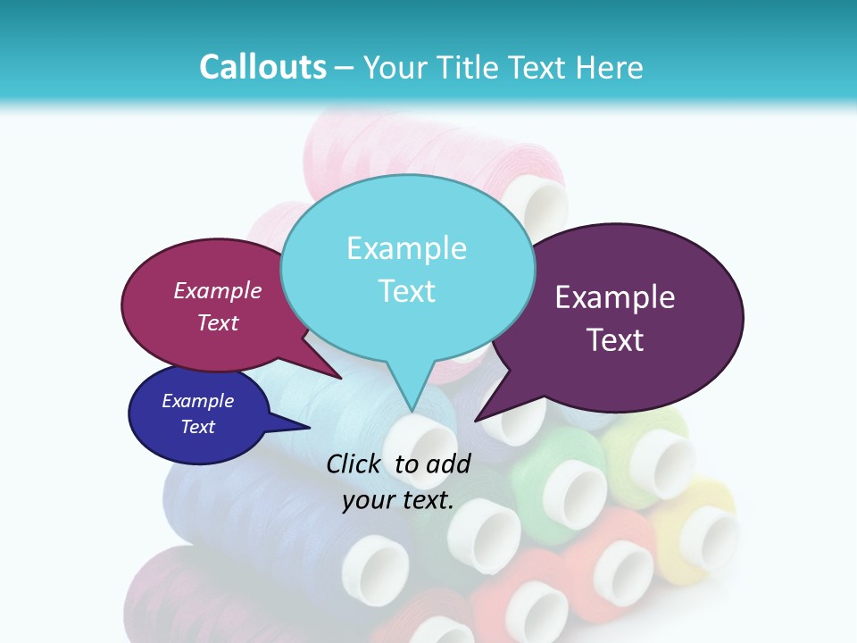 Multiple Row Spectrum PowerPoint Template