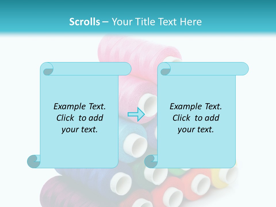 Multiple Row Spectrum PowerPoint Template