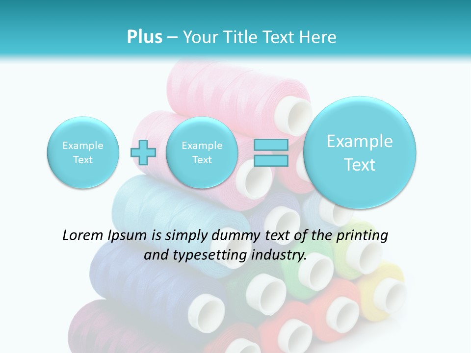Multiple Row Spectrum PowerPoint Template