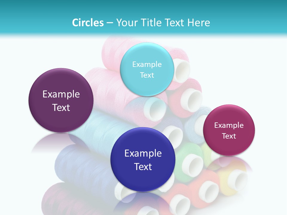 Multiple Row Spectrum PowerPoint Template