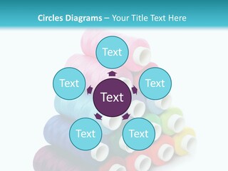 Multiple Row Spectrum PowerPoint Template