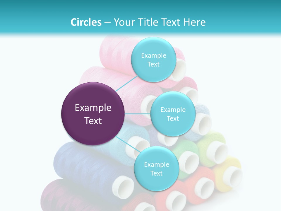 Multiple Row Spectrum PowerPoint Template