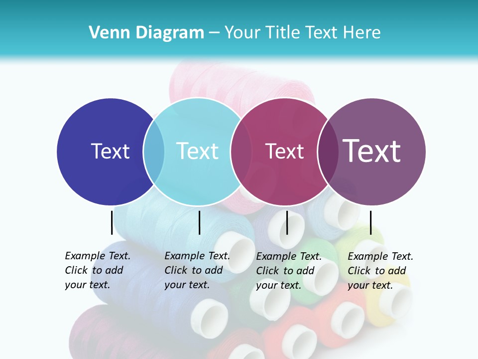 Multiple Row Spectrum PowerPoint Template