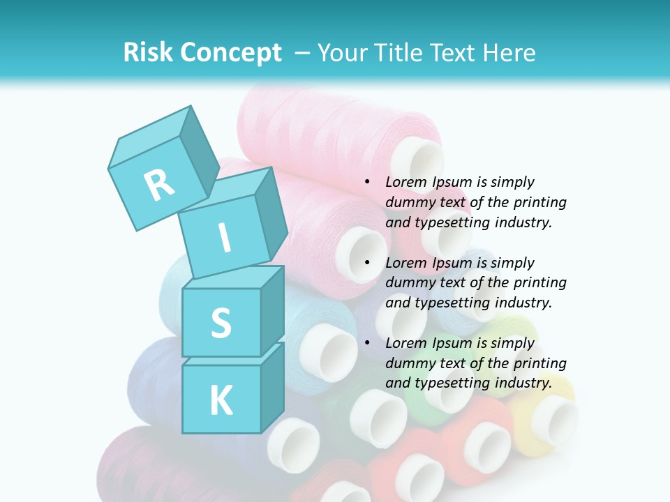 Multiple Row Spectrum PowerPoint Template