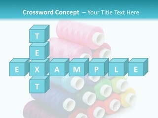 Multiple Row Spectrum PowerPoint Template