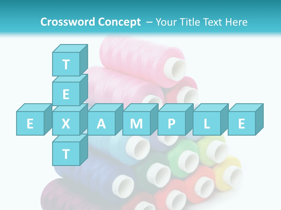 Multiple Row Spectrum PowerPoint Template