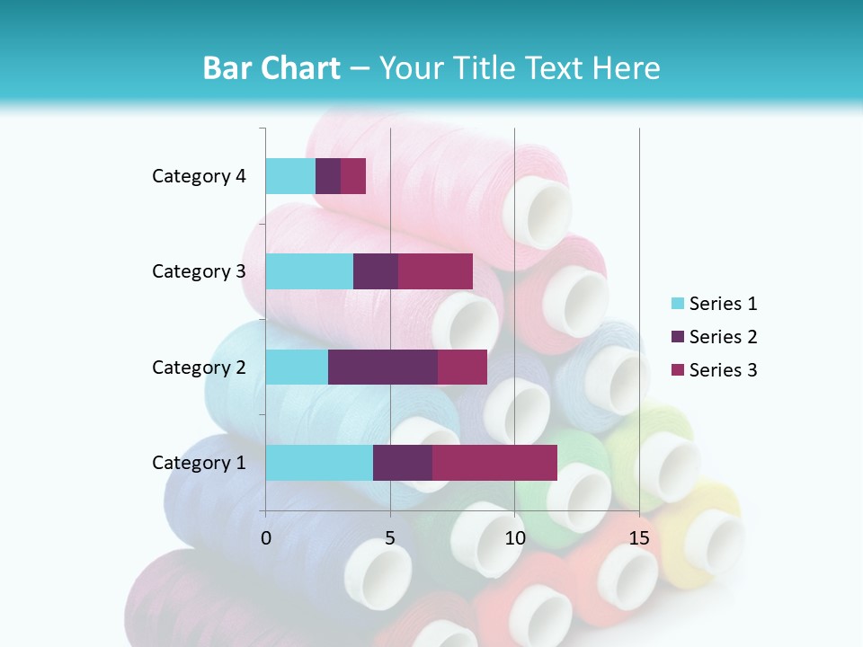 Multiple Row Spectrum PowerPoint Template