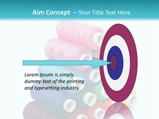 Multiple Row Spectrum PowerPoint Template