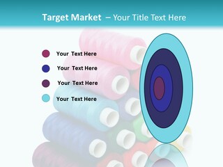 Multiple Row Spectrum PowerPoint Template