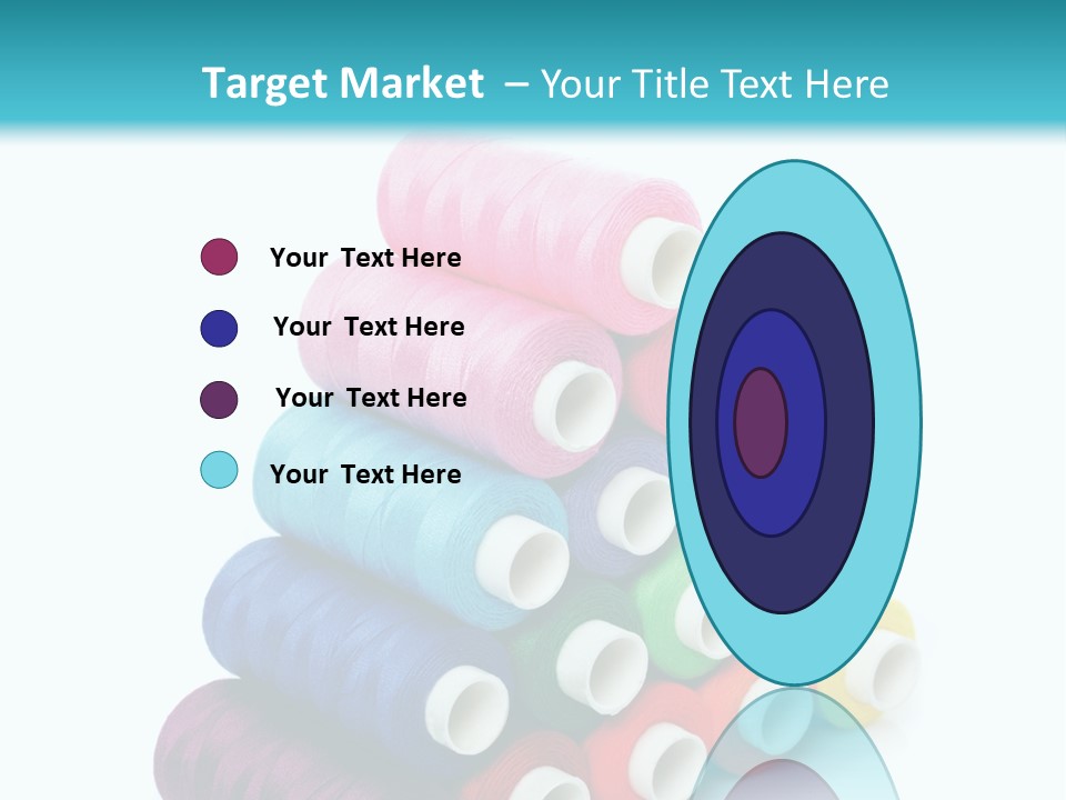 Multiple Row Spectrum PowerPoint Template