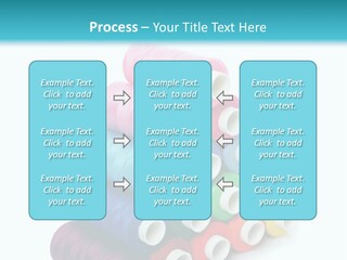 Multiple Row Spectrum PowerPoint Template