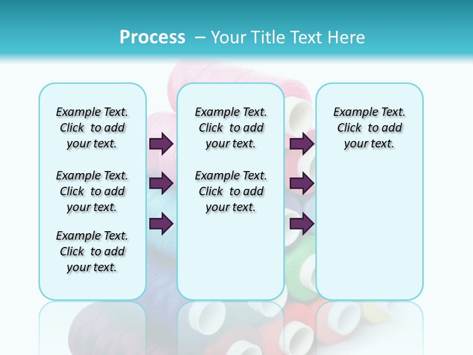Multiple Row Spectrum PowerPoint Template