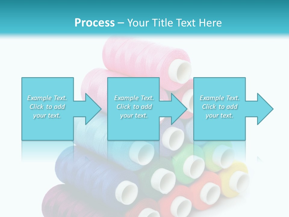 Multiple Row Spectrum PowerPoint Template