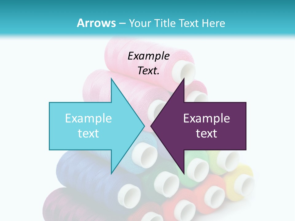 Multiple Row Spectrum PowerPoint Template