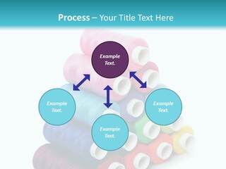 Multiple Row Spectrum PowerPoint Template