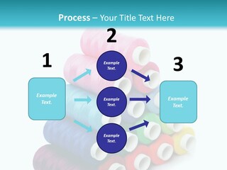 Multiple Row Spectrum PowerPoint Template