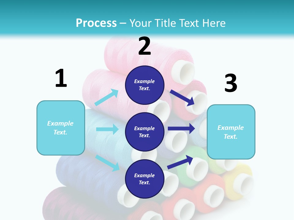Multiple Row Spectrum PowerPoint Template