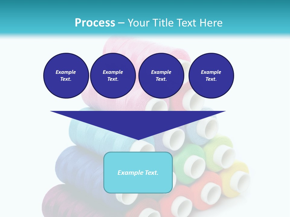 Multiple Row Spectrum PowerPoint Template