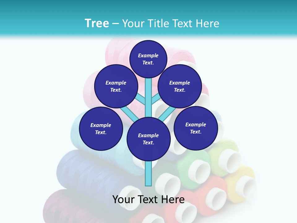Multiple Row Spectrum PowerPoint Template