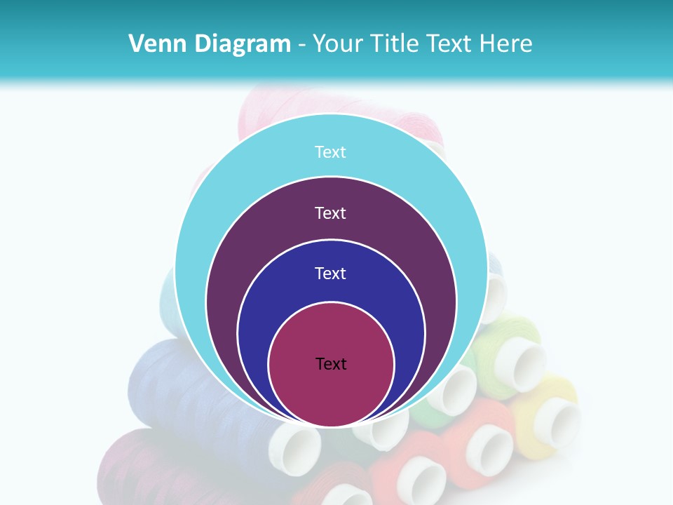 Multiple Row Spectrum PowerPoint Template