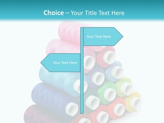 Multiple Row Spectrum PowerPoint Template