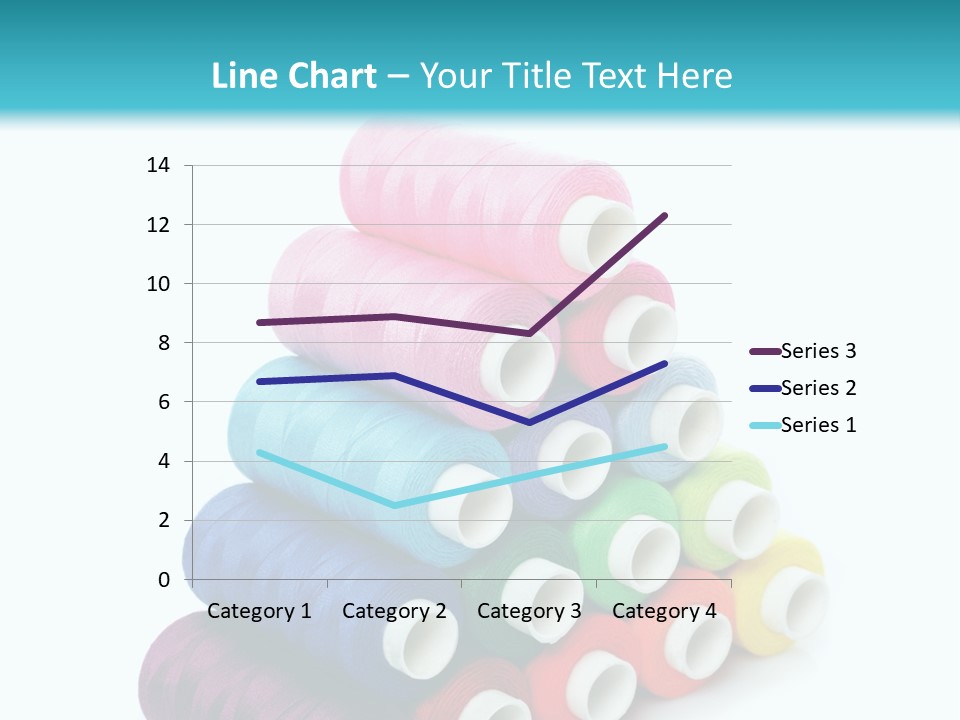 Multiple Row Spectrum PowerPoint Template