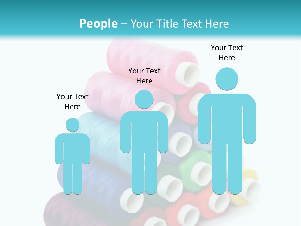 Multiple Row Spectrum PowerPoint Template
