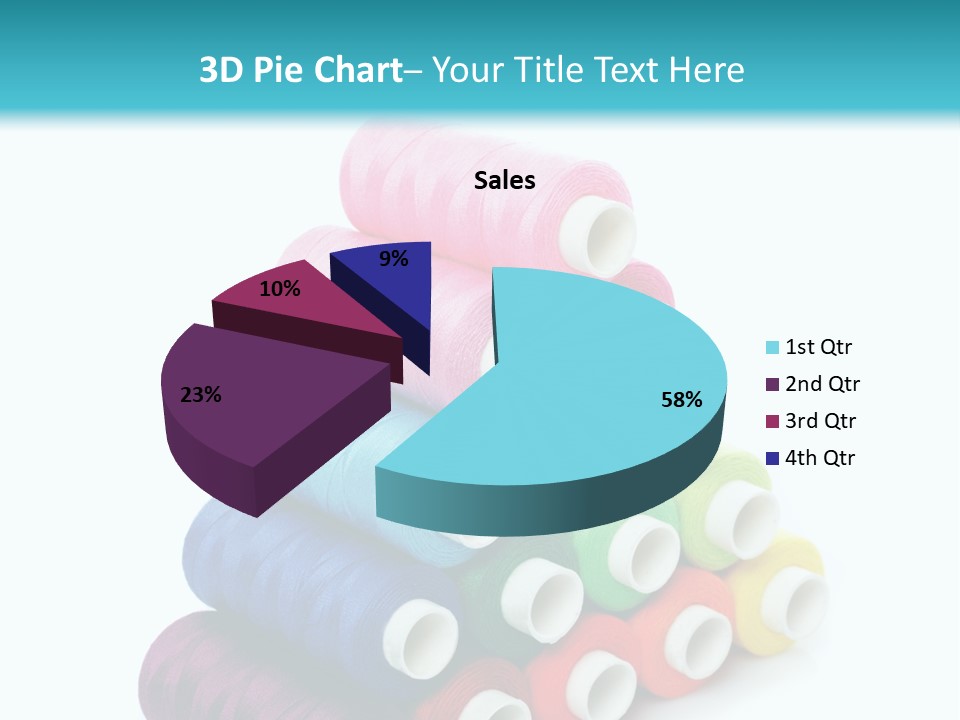 Multiple Row Spectrum PowerPoint Template