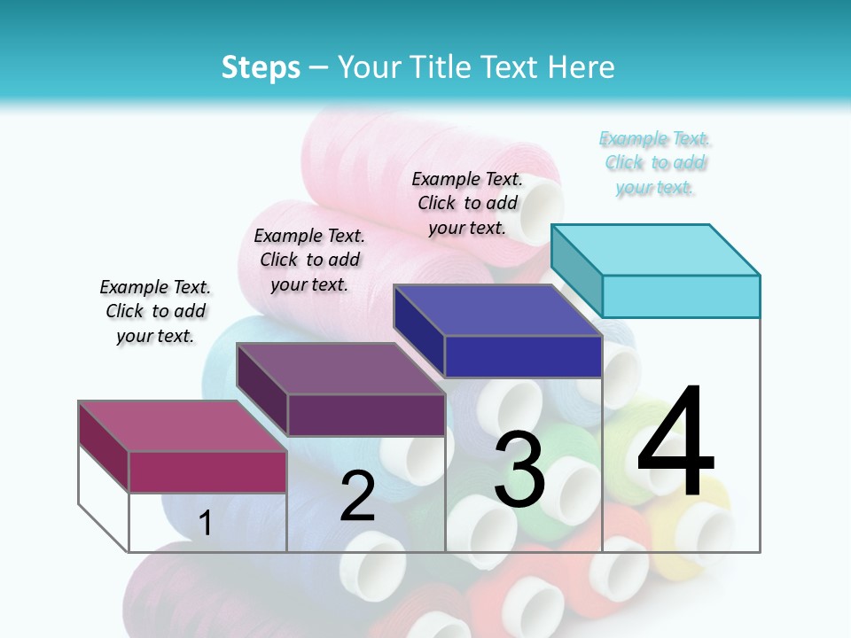 Multiple Row Spectrum PowerPoint Template