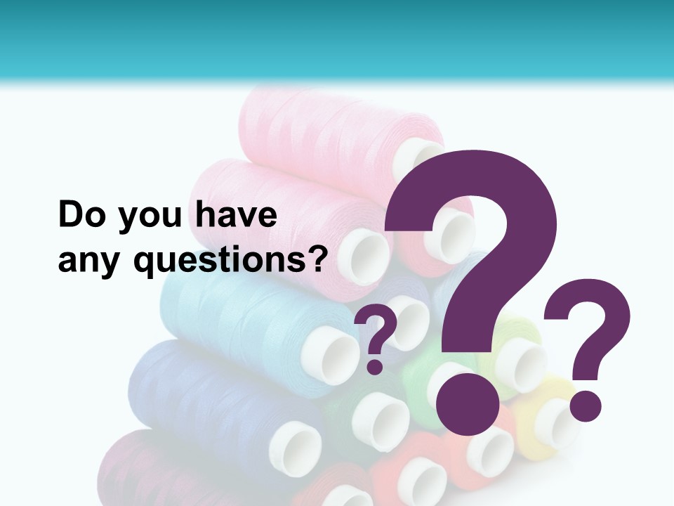 Multiple Row Spectrum PowerPoint Template