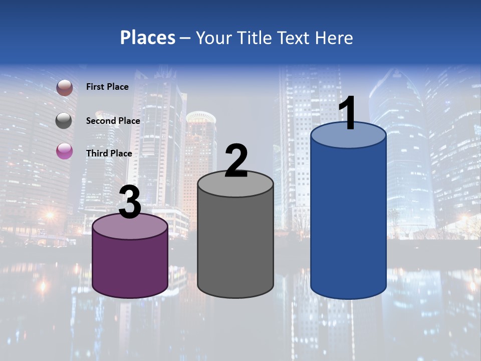 Environment Water Tower PowerPoint Template