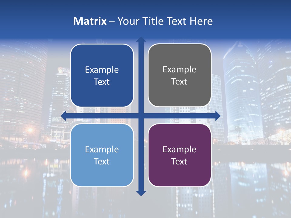 Environment Water Tower PowerPoint Template