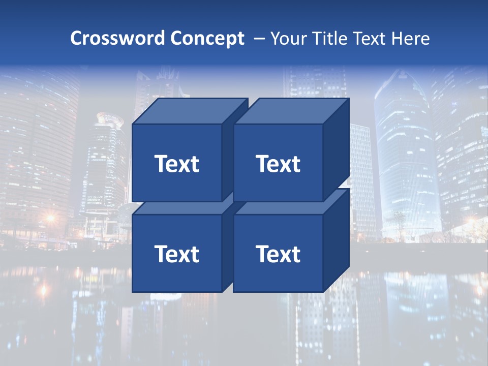 Environment Water Tower PowerPoint Template