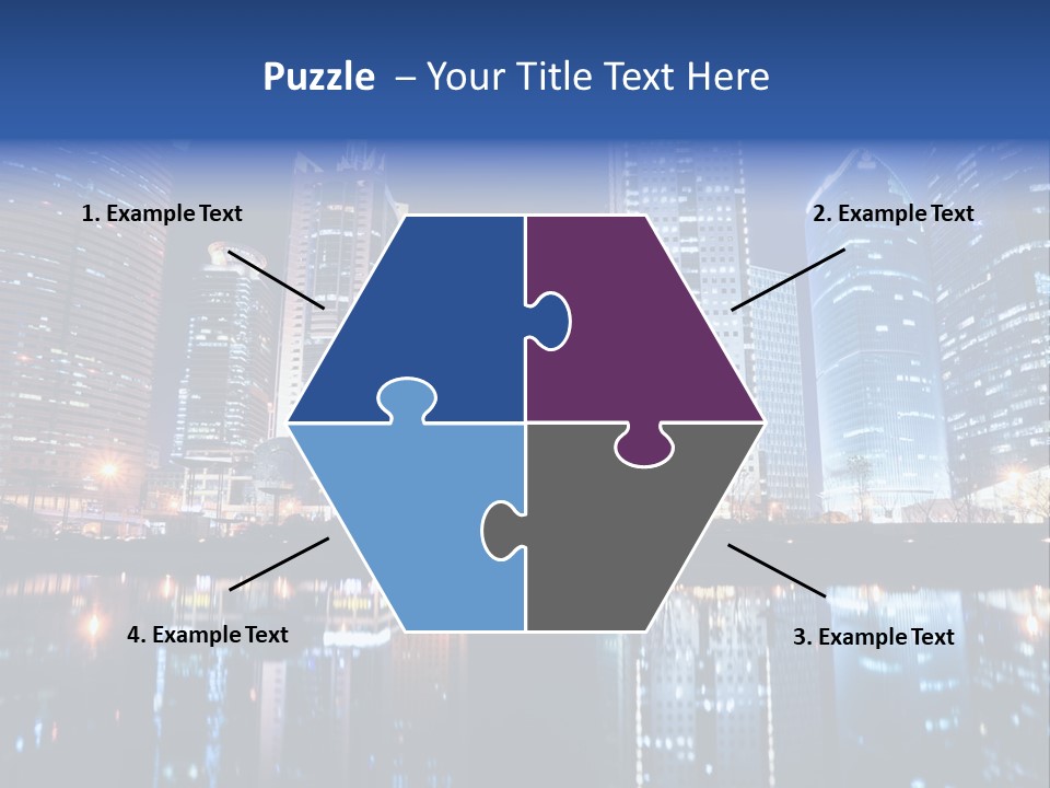 Environment Water Tower PowerPoint Template