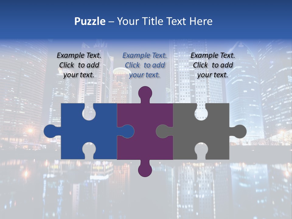 Environment Water Tower PowerPoint Template