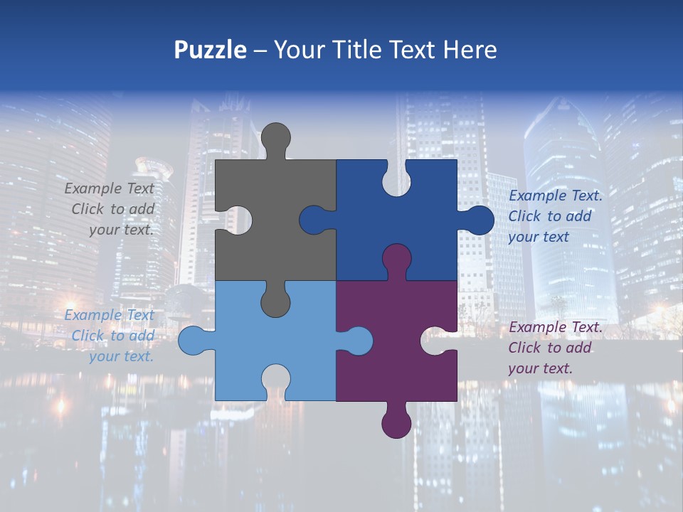 Environment Water Tower PowerPoint Template