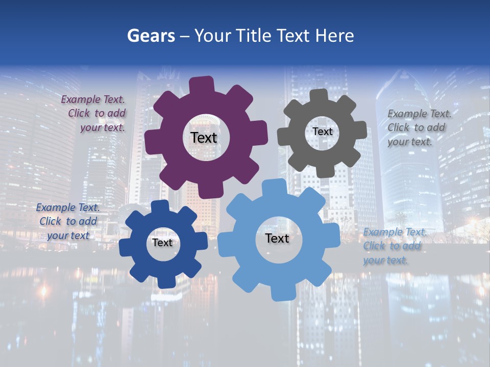 Environment Water Tower PowerPoint Template