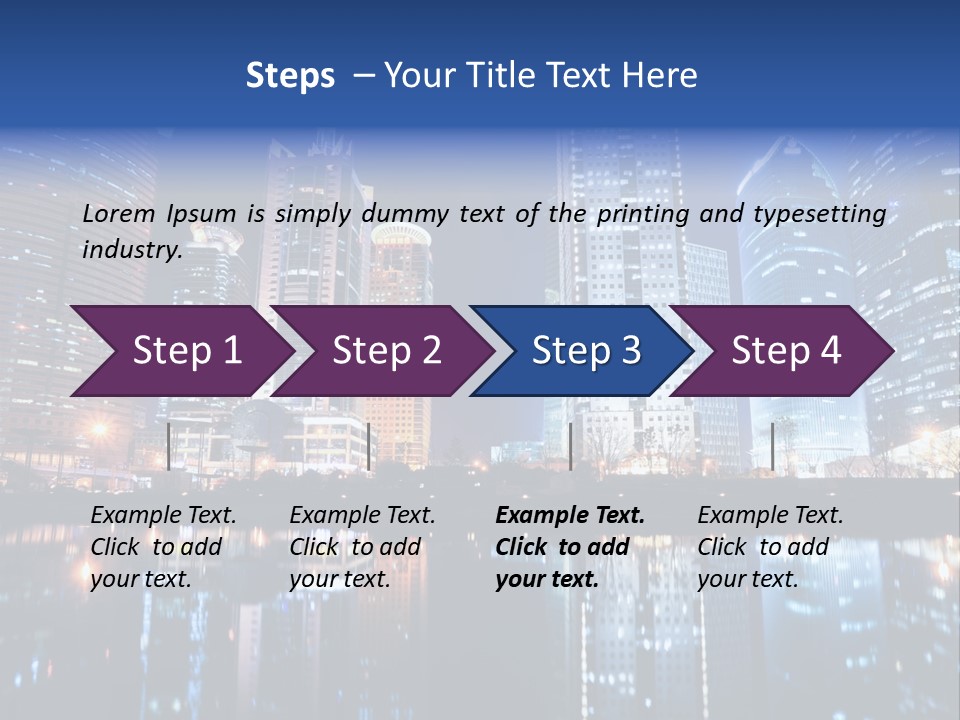 Environment Water Tower PowerPoint Template