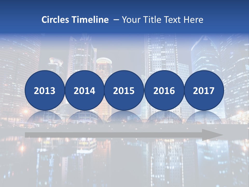 Environment Water Tower PowerPoint Template