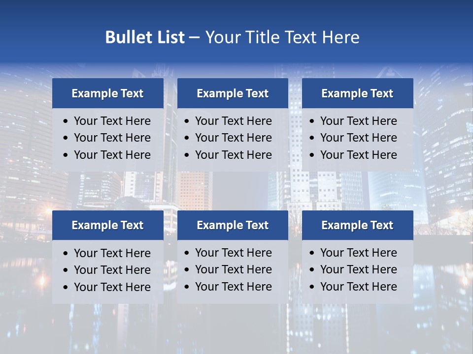 Environment Water Tower PowerPoint Template