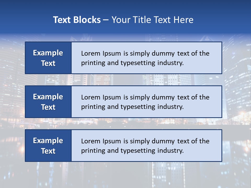 Environment Water Tower PowerPoint Template
