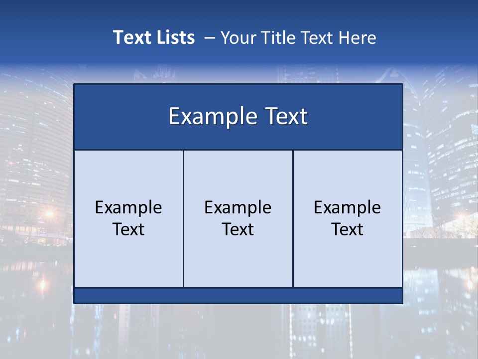 Environment Water Tower PowerPoint Template