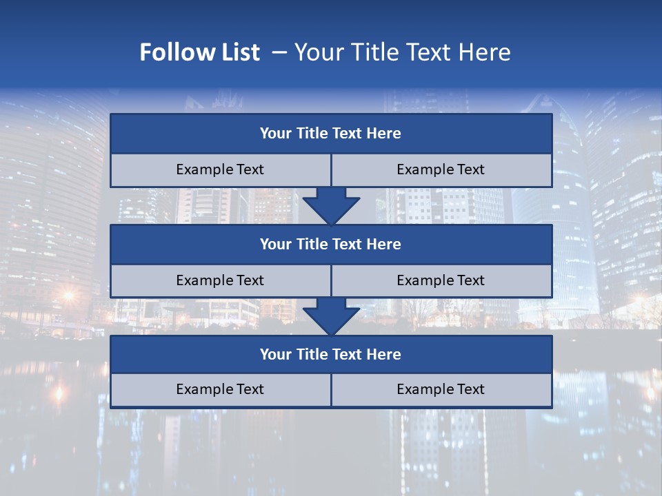 Environment Water Tower PowerPoint Template