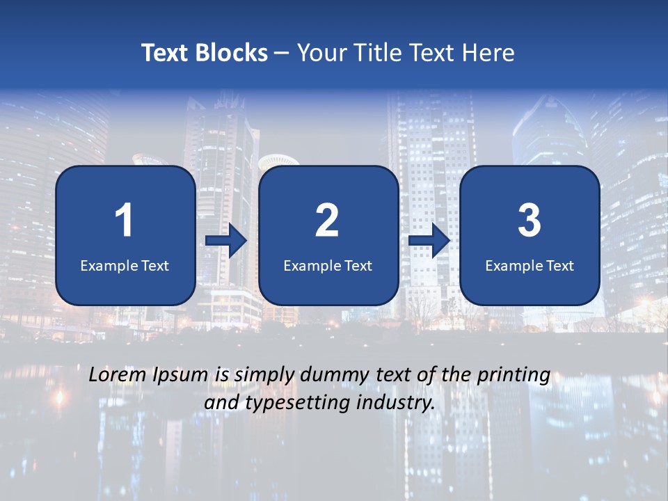 Environment Water Tower PowerPoint Template
