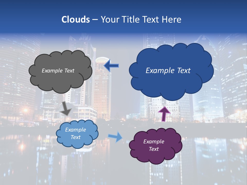 Environment Water Tower PowerPoint Template