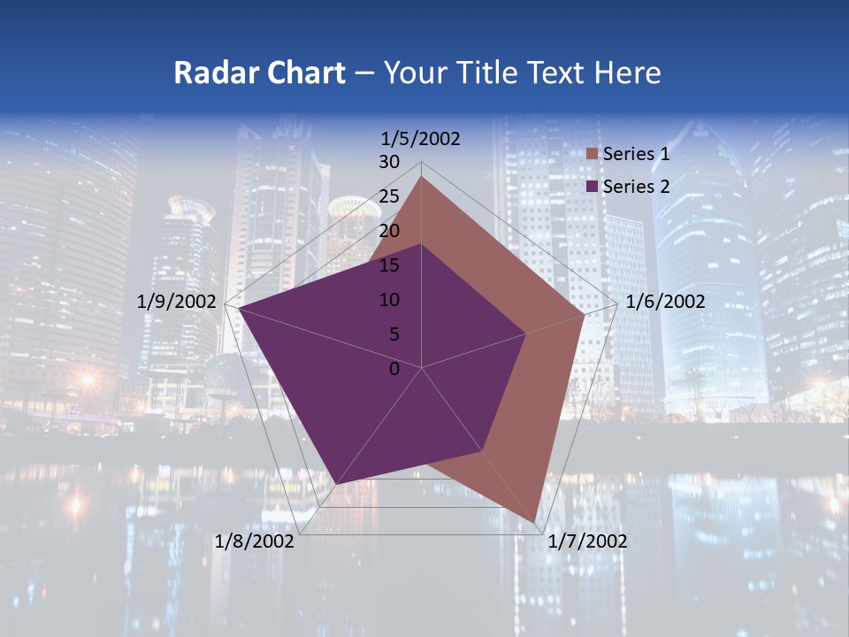 Environment Water Tower PowerPoint Template